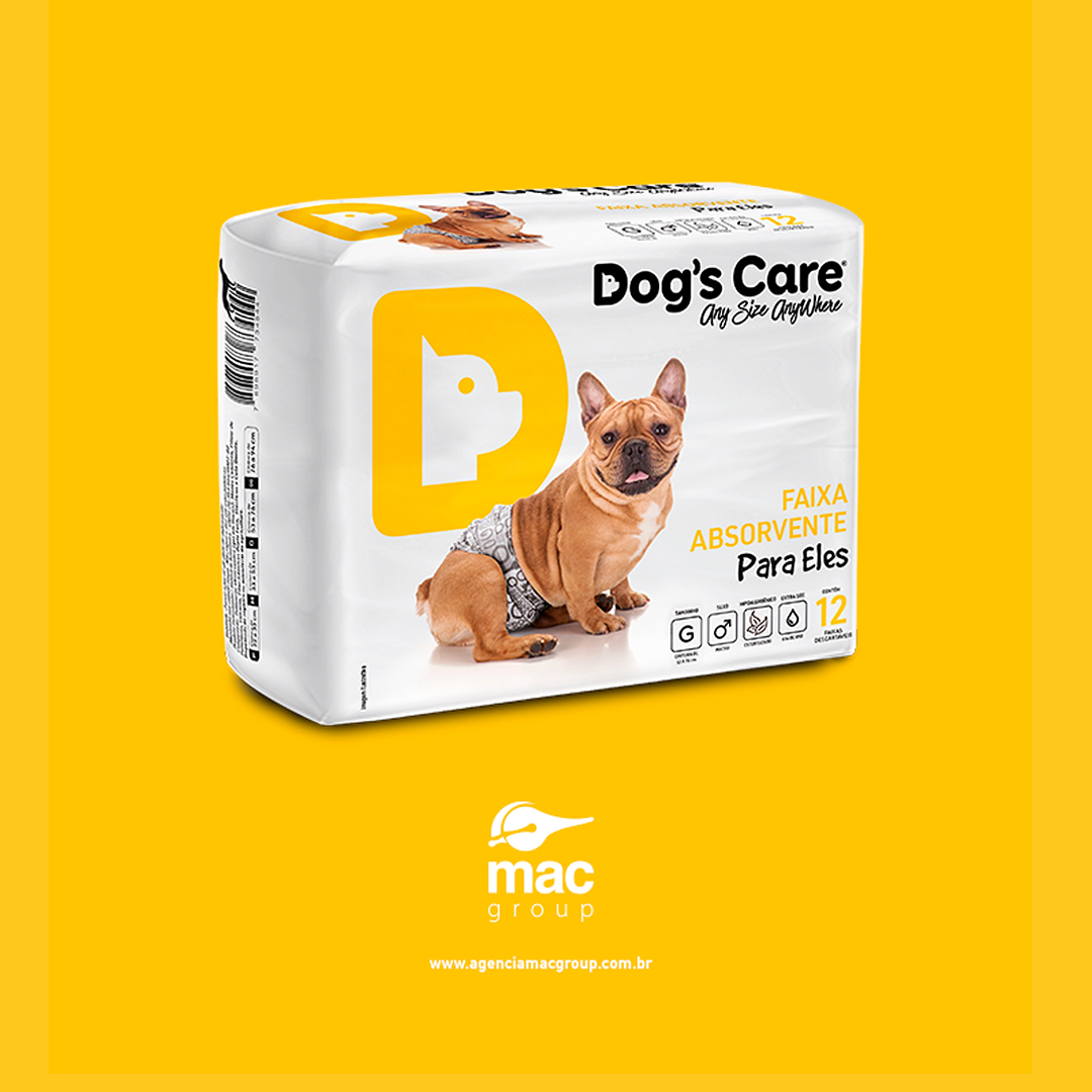 Branding e embalagem Dogs Care — Agência Mac Group