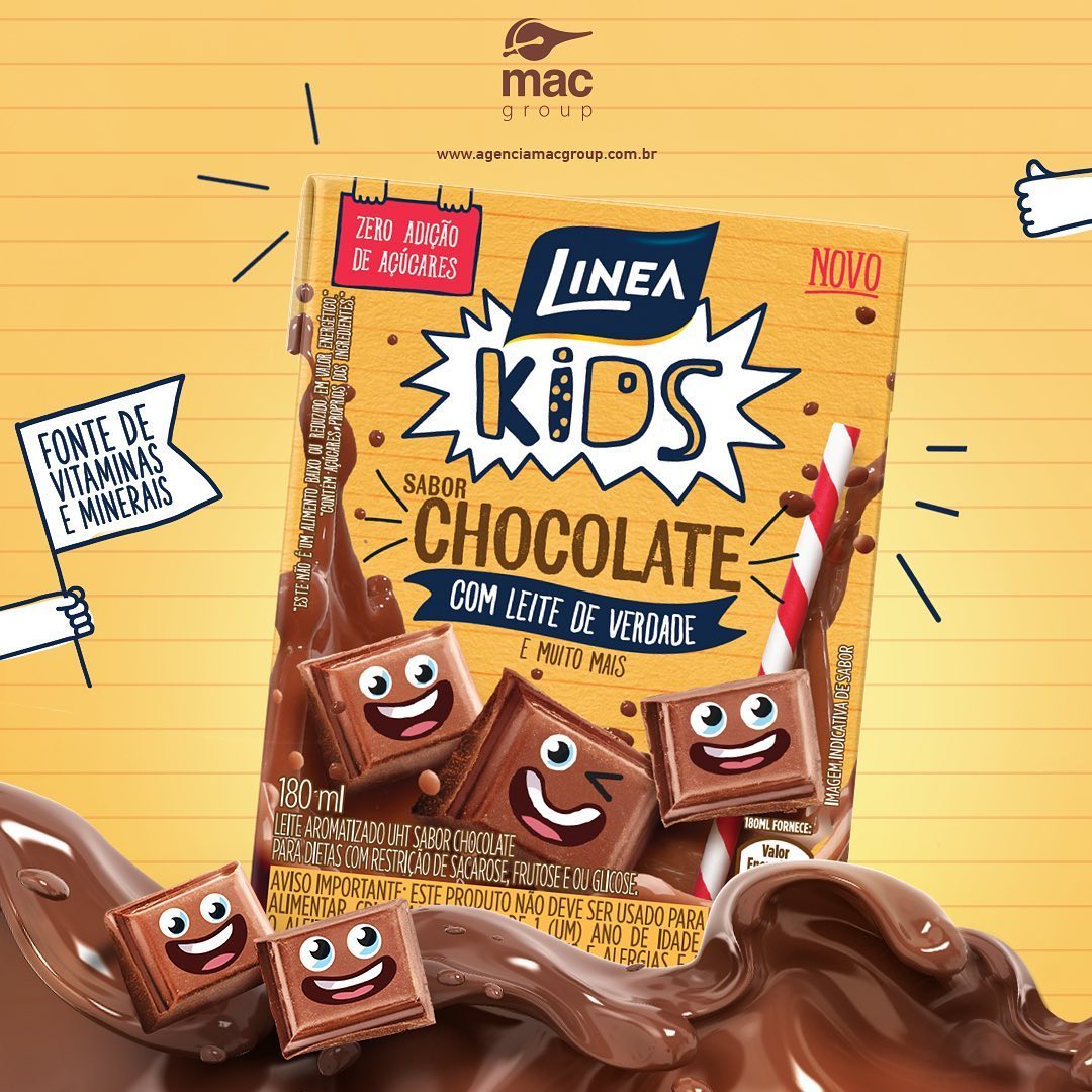 Identidade visual e embalagem Linea — Agência Mac Group